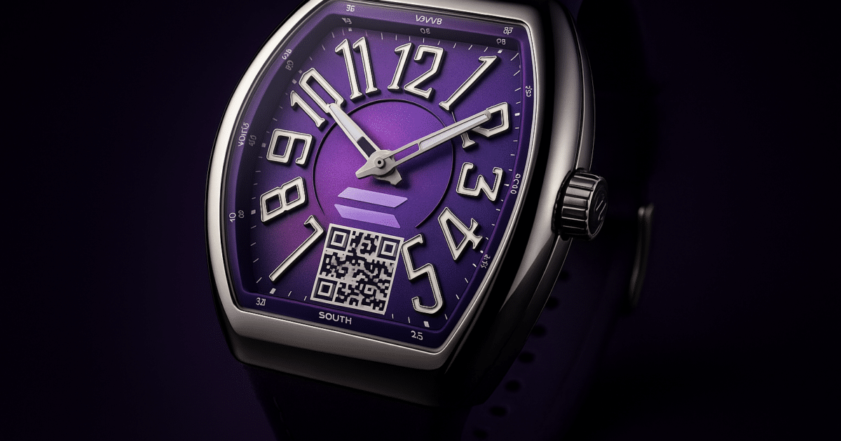 مراجعة Franck Muller × Solana: ساعة محفظة Solana بـ 1,111 قطعة
