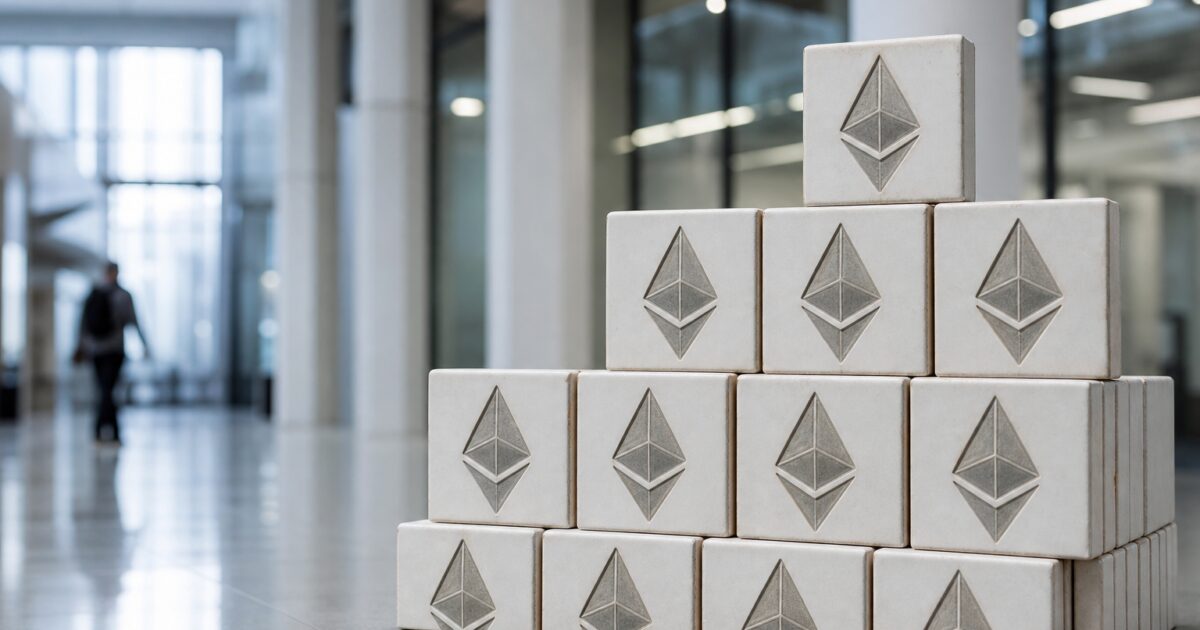 شركه شاربلينك تكسر تجميد إيثريوم لمدة 8 أشهر عند أدنى سعر لعام 2026