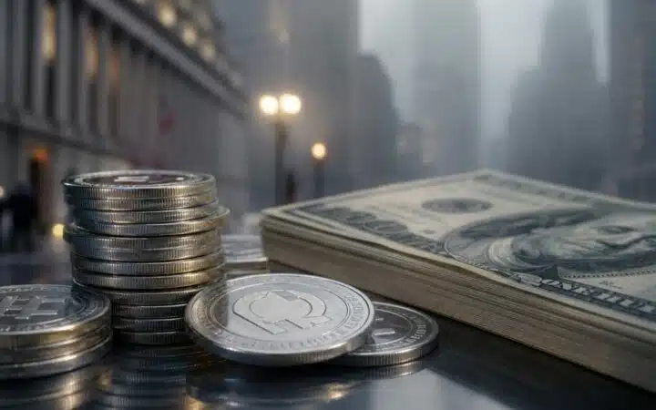 عنوان: غرفة المقاصة تراهن على الودائع المرمزة لمواجهة سوق العملات المستقرة بقيمة 296 مليار دولار