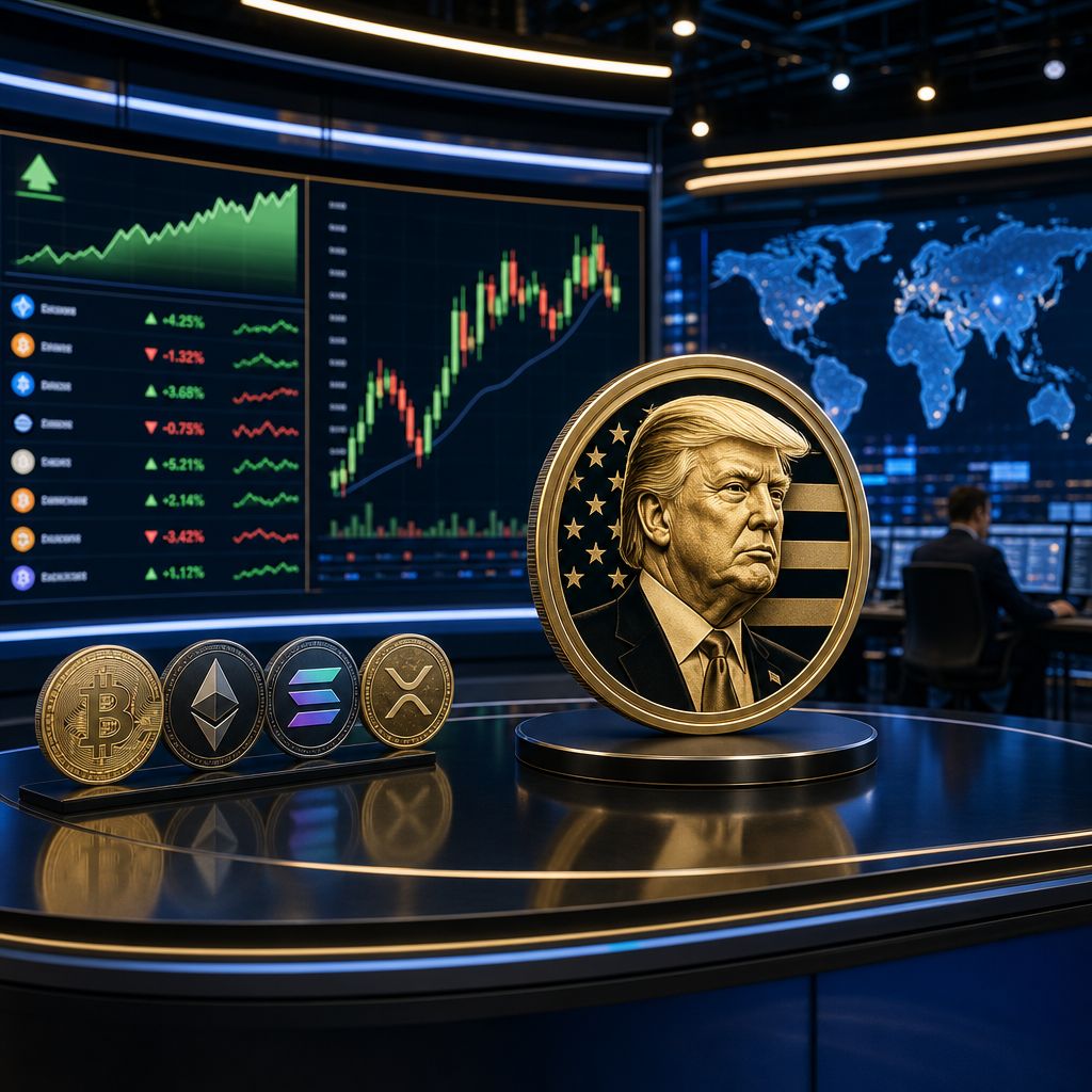 ارتفاع رسمي لترامب بنسبة 28.60% بينما يتراجع بيتواي بنسبة 7.60% في جلسة متقلبة